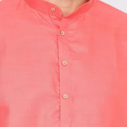 Maharaja Mandarin Collar Straight Kurta with Pyjamas image 2