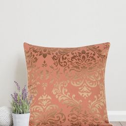 Home Rust & Gold-Toned Printed Self Design Square Cushion Covers-picture-46