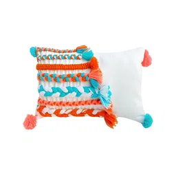 THROWPILLOW White & Blue Embroidered Square Cushion Cover-picture-13