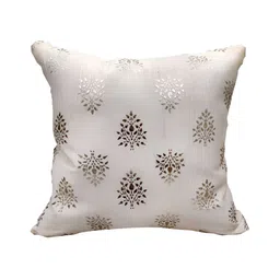Good Vibes Cream-Coloured 3 Pieces Ethnic Motifs Square Cushion Covers image 2