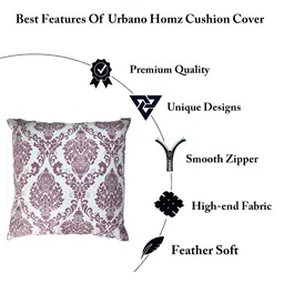 Texstylers Pink Set of 2 Ethnic Motifs Square Cushion Covers image 3