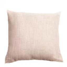ZEBA Grey & Beige Solid Square Cushion Covers image 2