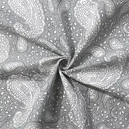 Texstylers Green & White 2 Pieces Cotton Rectangle Cushion Covers image 2