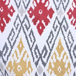 Texstylers White & Red 2 Pieces Cotton Rectangle Cushion Covers image 5