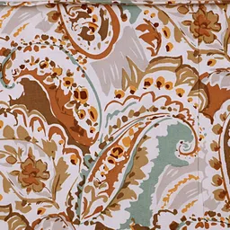 Texstylers Brown 2 Pcs Printed Cotton Square Cushion Covers image 4