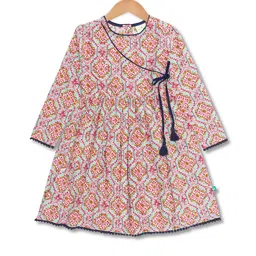 JusCubs Ethnic Motifs Printed Cotton A-Line Dress-picture-49