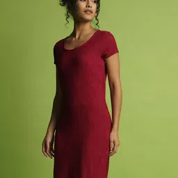 Globus Round Neck Bodycon Dress image 3