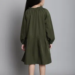 MINI & MING Gorla Tie-Up Neck Fit & Flare Dress image 4