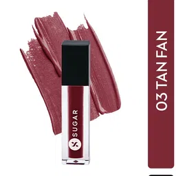 SUGAR Smudge Me Not Mini Liquid Matte Lipstick with Vitamin E 1.1ml - Tan Fan 03-picture-14