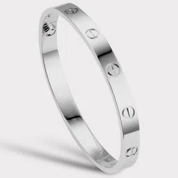 MYKI Silver-Plated Kada Bracelet-picture-31