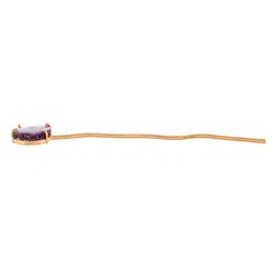 Silvermerc Designs Women Gold & Purple Hairstick image 2