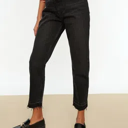 Trendyol Women Black Light Fade Stretchable Jeans image 1