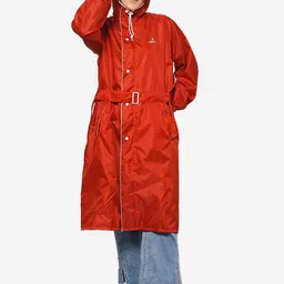 THE CLOWNFISH Waterproof Reversible Hooded Double Layer Rain Jacket image 3