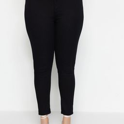 Trendyol Women Plus Size Mid-Rise Clean Look Stretchable Jeans-image-41