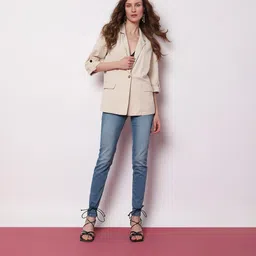 Vero Moda Women Skinny Fit High-Rise Cotton Jeans-image-10