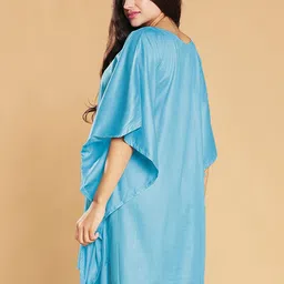 LetsDressUp Graphic Printed Extended Sleeves Kaftan Dress image 5