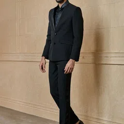 Tasva Self Designed 3-Pcs Single Breasted Party Suit image 2