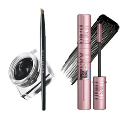 Maybelline Set of Lash Sensational Mascara & Lasting Drama Gel Eyeliner - Black-picture-18