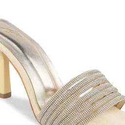 JM Looks Embellished Open Toe Party Slim Sandals image 5