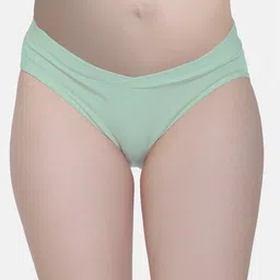 Curvy Love Pack Of 2 Anti Microbial Low Rise Organic Cotton Basic Briefs image 2