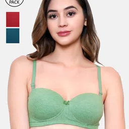 LOTUSLEAF Women Red Bra-picture-38