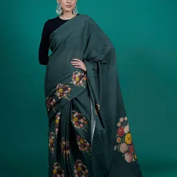 BUTA BUTI Floral Printed Pure Cotton Saree-picture-23