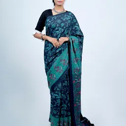 BUTA BUTI Floral Printed Pure Cotton Saree-picture-26