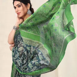 KALINI Ethnic Motifs Printed Saree image 4