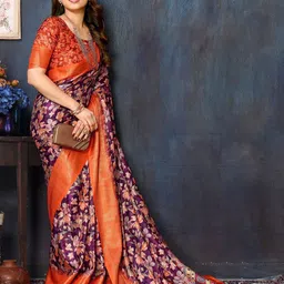 Mitera Floral Saree image 2