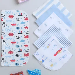 BUMZEE Infants Pack of 6 Printed Bibs-picture-30