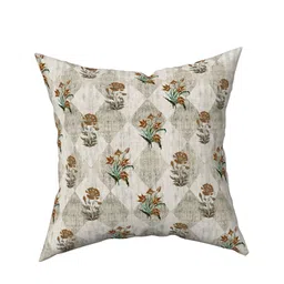 EverHOME 8 Pcs Teal-Green Printed Cotton Diwan Set image 5