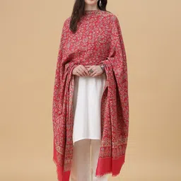 Zamour Floral Kani Woven Design Shawl-image-13