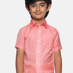 Sethukrishna Boys Red Classic Party Shirt-picture-40