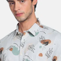 Flying Machine Abstract Print Vacation Shirt image 3