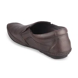 Red Chief Men Brown Solid Formal Slip-on Shoes image 2