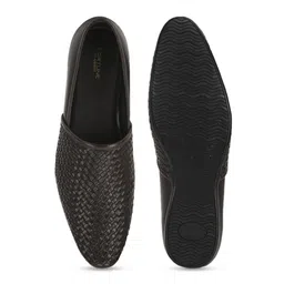 Liberty Men Brown Solid Formal Slip-On Shoes image 4