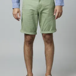 Celio Men Mid Rise Cotton Regular Fit Shorts-image-22