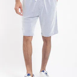 RARE RABBIT Men Striped Cotton Shorts image 3