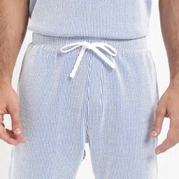 RARE RABBIT Men Striped Cotton Shorts image 5