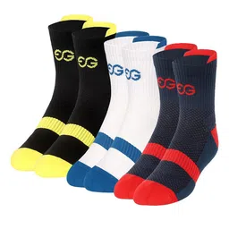 SuperGear Men Pack Of 3 Patterned Ankle-Length Cotton Cycling Socks-picture-17