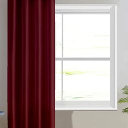 Divine Casa Maroon Black Out Door Curtain-picture-39