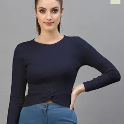 Friskers Pack Of 2 Fitted Crop Tops-picture-11