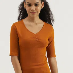 United Colors of Benetton V-Neck Fitted Top-picture-21