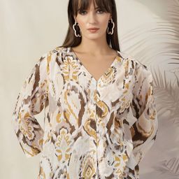 plusS Animal Print Cotton Top-picture-44