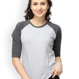 Campus Sutra Colourblocked Cotton Regular Top-picture-15