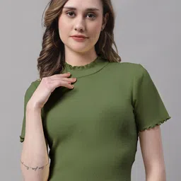 FBAR Pack Of 2 High Neck Fitted Tops image 2