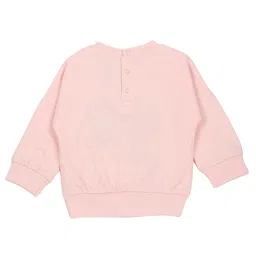 MeeMee Pink Embroidered Blouson Top image 3