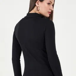 Bitterlime Pack Of 2 Long Sleeves Turtle Neck Cotton Tops image 5