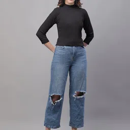 Friskers High Neck Fitted Top image 5