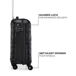 Stony Brook By Nasher Miles Crystal Hard-Sided Polycarbonate Cabin Trolley Bag image 2